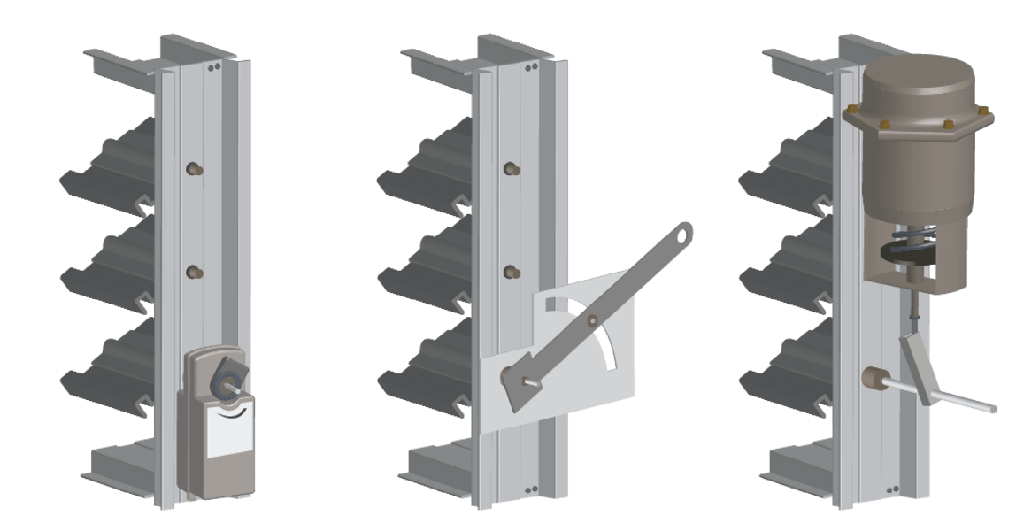 Options for Control Dampers Damper Actuators, Linkage, and More